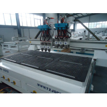 2500mm*1300mm CE Proved China CNC Router with Six Head